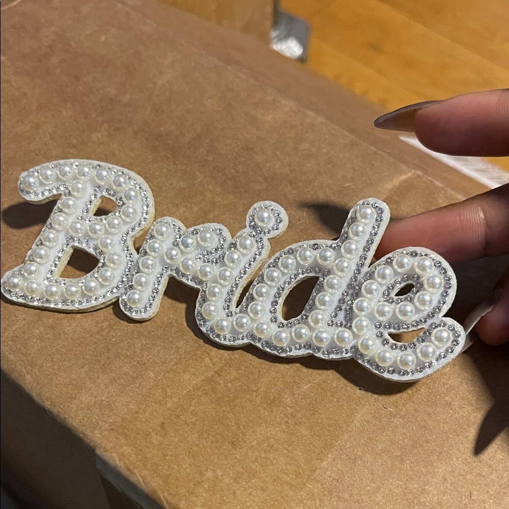 BRIDE iron on patch - Picture 2 of 3